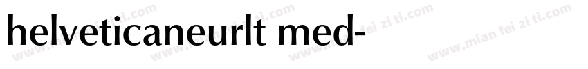 helveticaneurlt med字体转换
